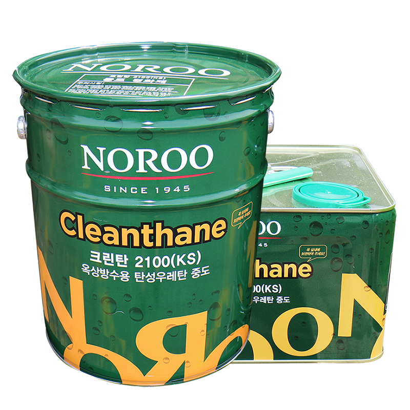 노루페인트 크린탄 2100 K 탄성우레탄 중도 옥상방수재 12.6L